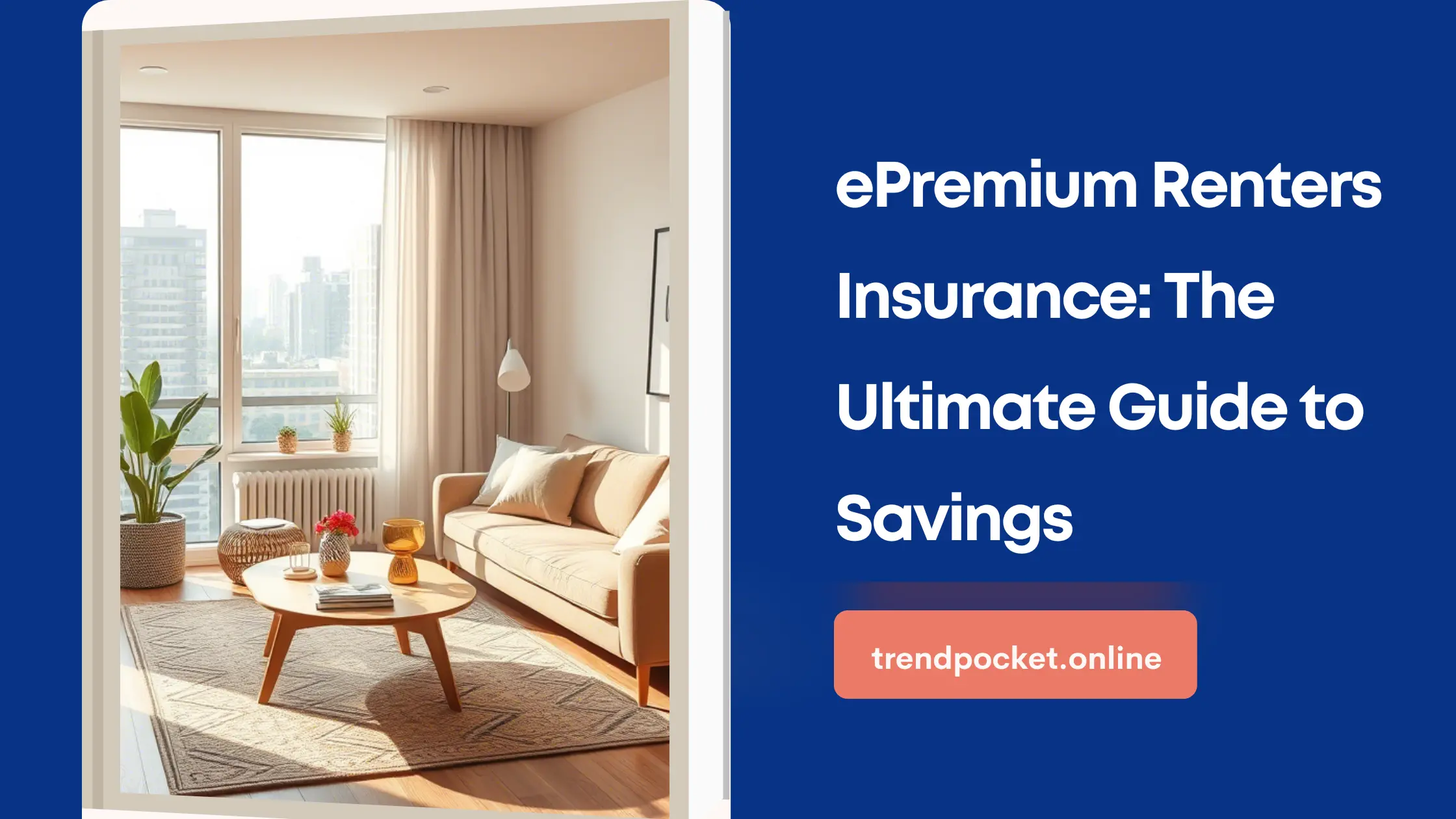 A blog banner of ePremium Renters Insurance