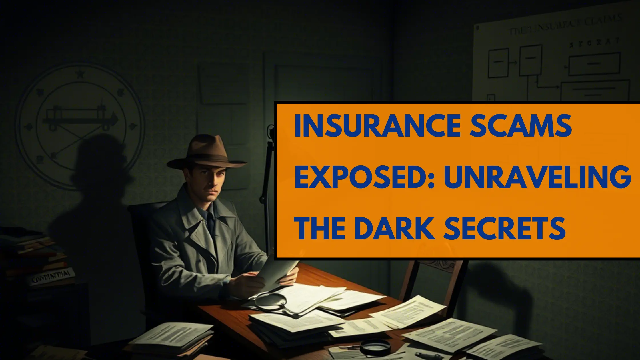 A blog banner of insurance scams